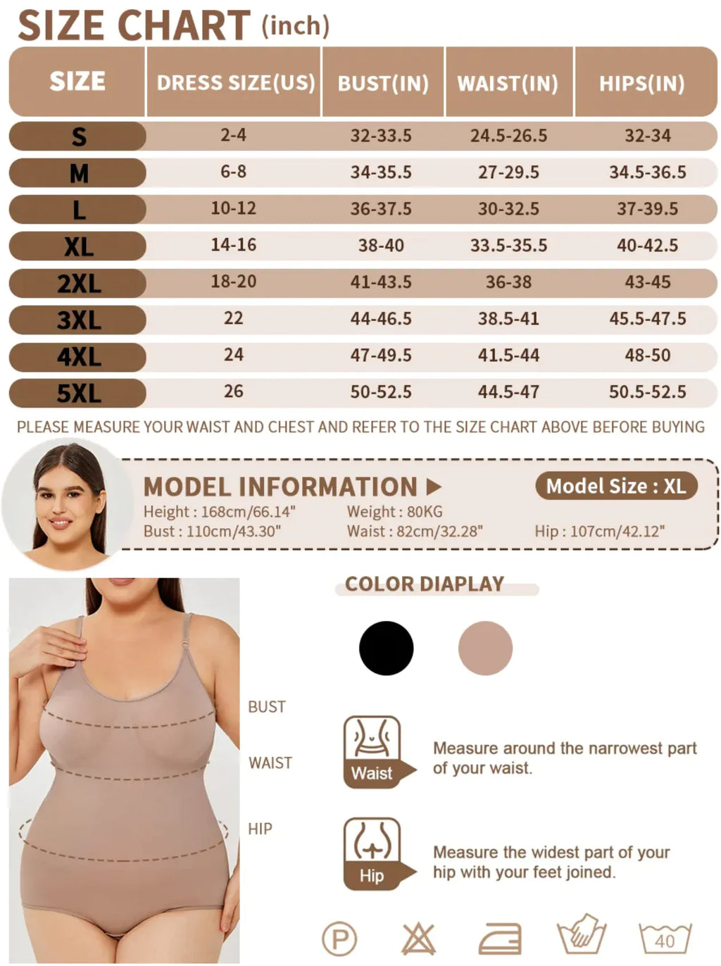 Tummy Control Full Bust Shapewear Bodysuit